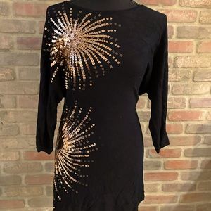 Long Sequins Top